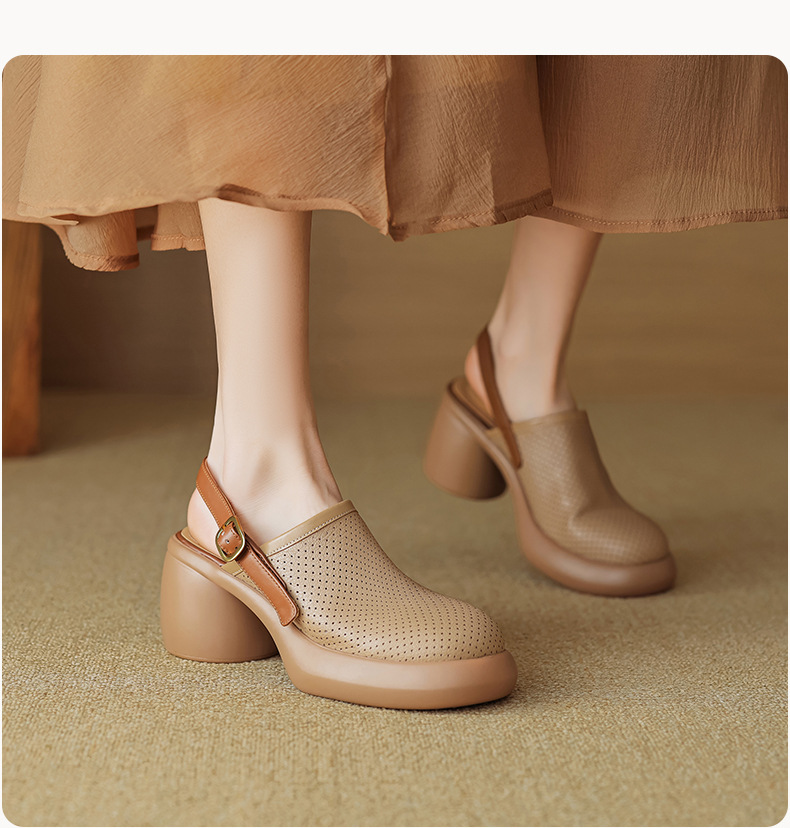 Harena Roman Style with Chunky Heels