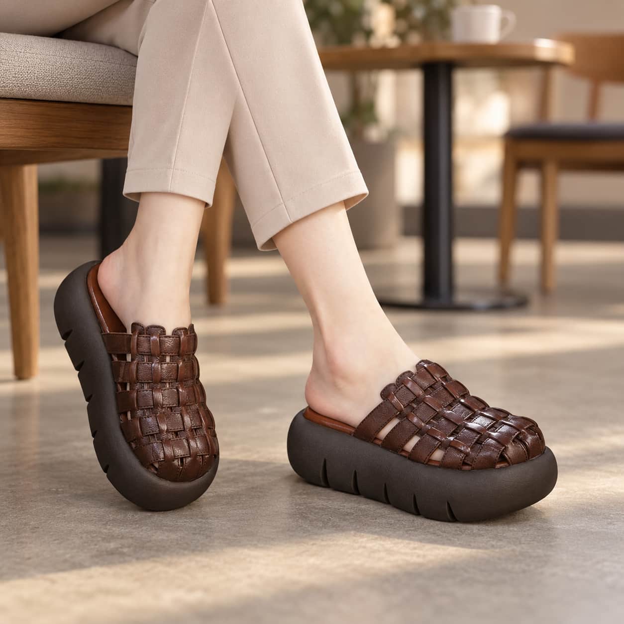Lorene Wide-Fit Platform