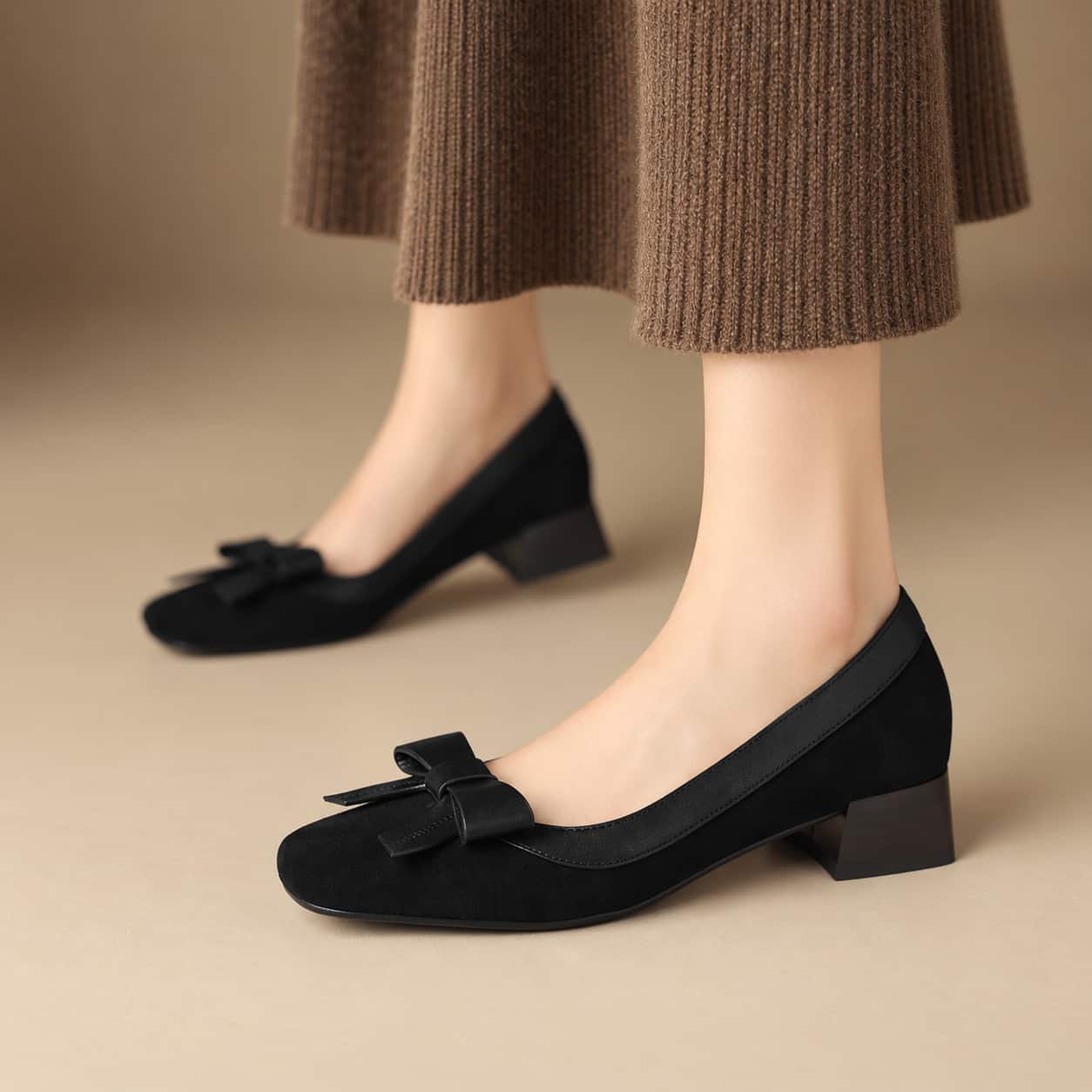 Serena Bow-Office Heels - Image 4