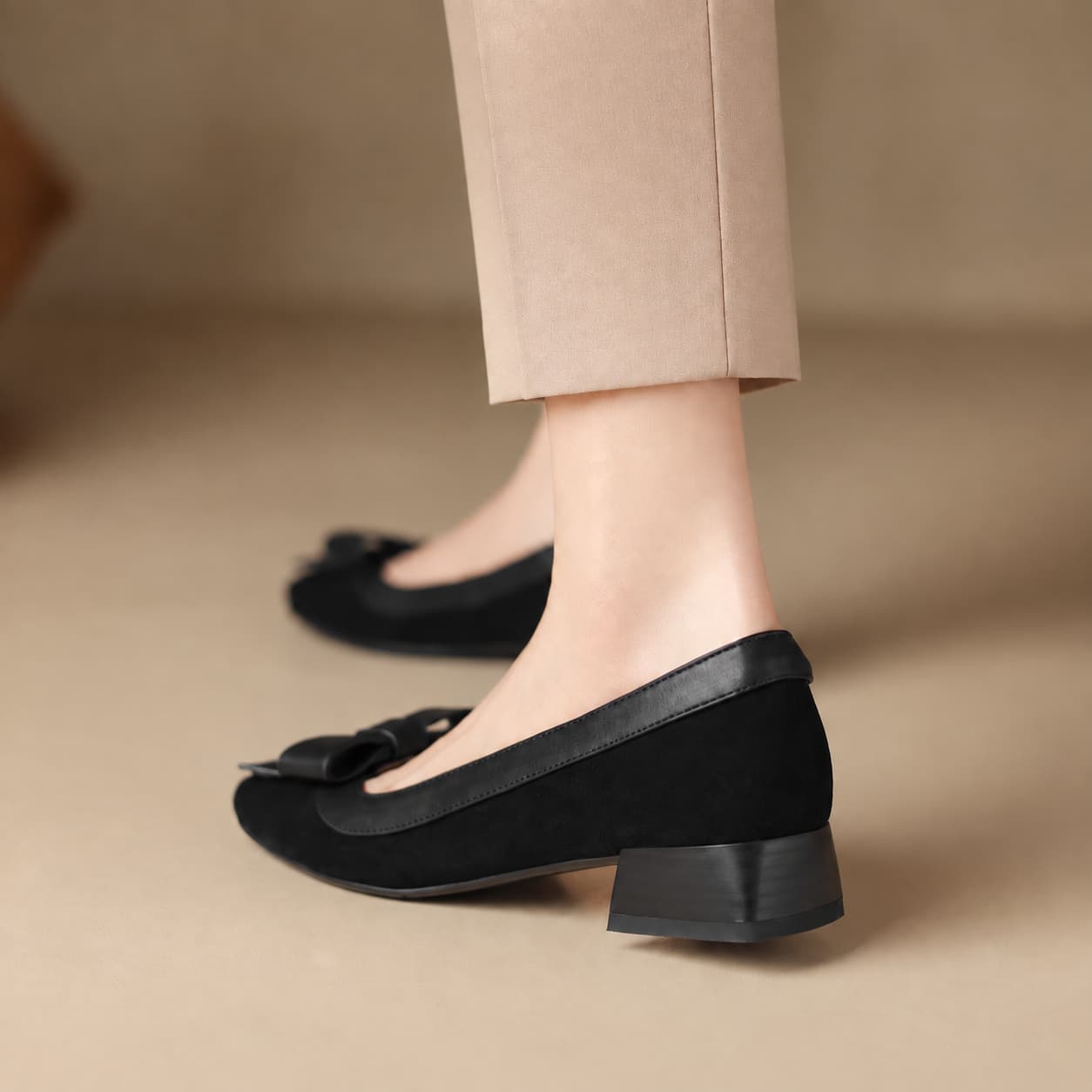 Serena Bow-Office Heels - Image 5