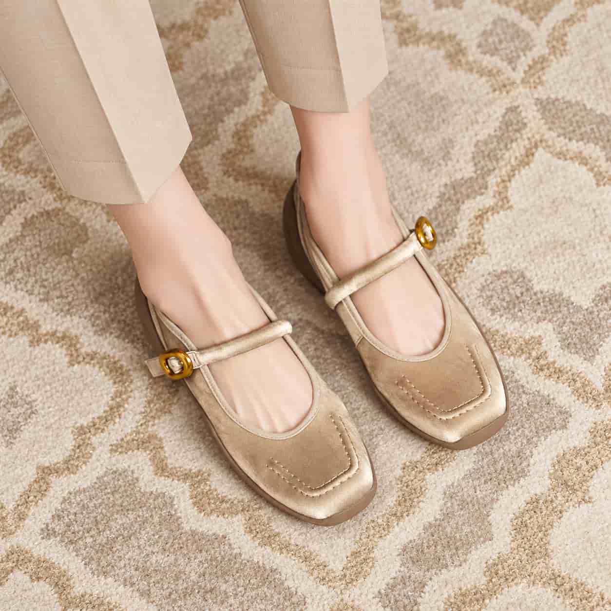 Edenn Buckle Strap Flats - Image 8